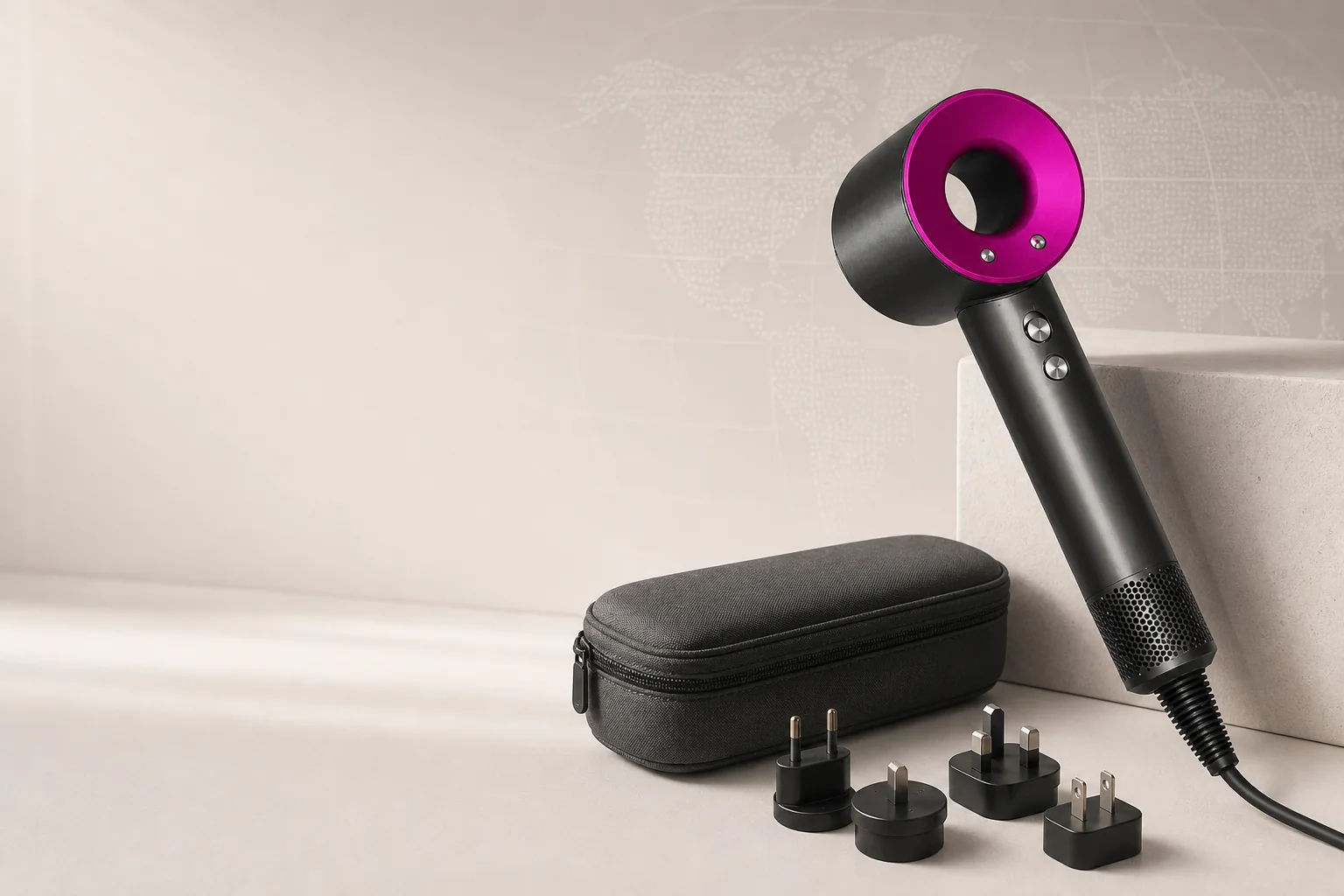 Dual voltage hair dryer