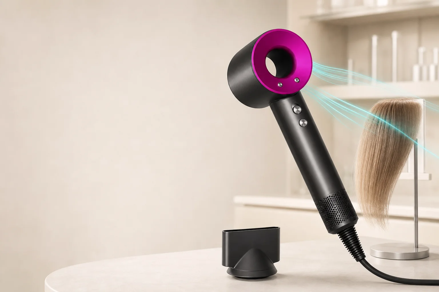 Hair dryer for fine hair