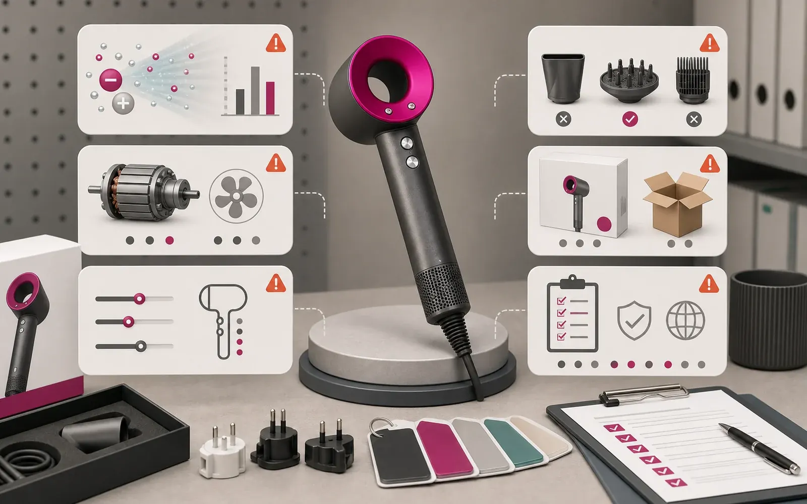 Hair Dryer with Diffuser buyer pain points and sourcing solutions / 带扩散器的吹风机 买家痛点与采购方案