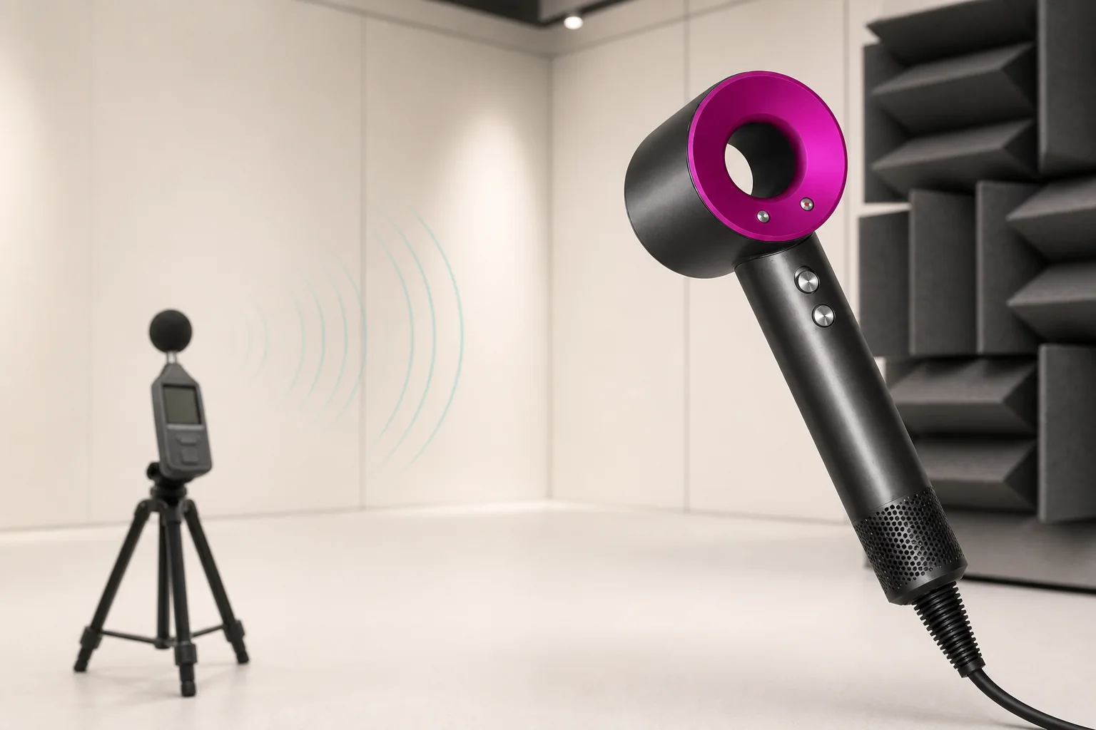Quiet hair dryer