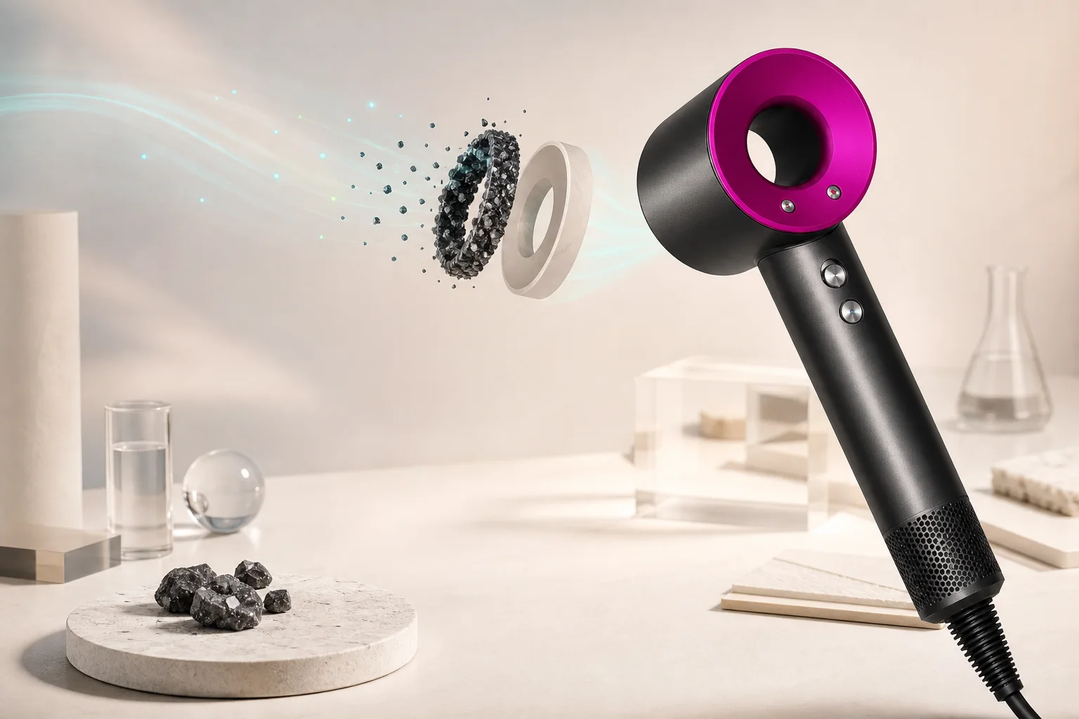 Tourmaline hair dryer