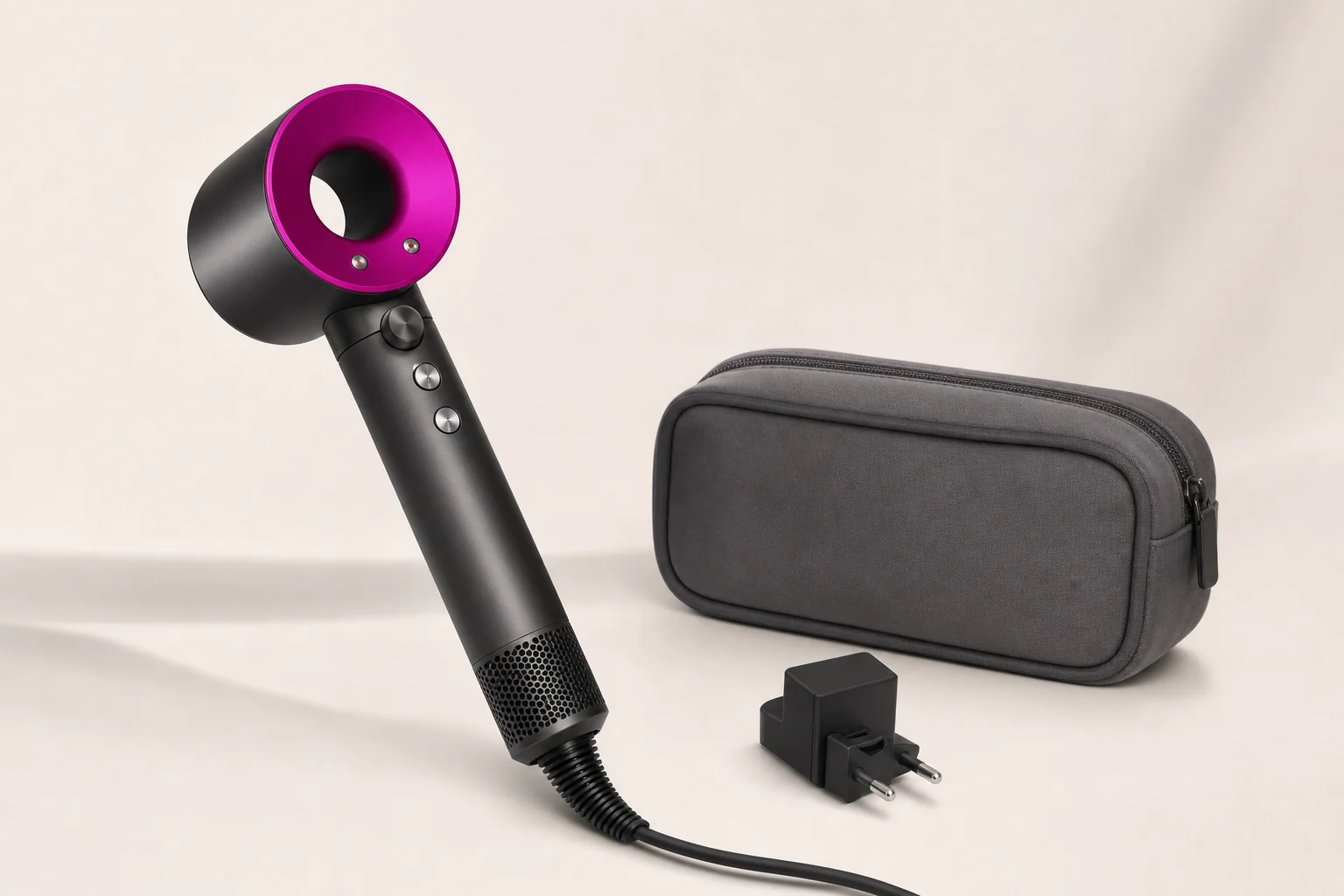 Travel hair dryer